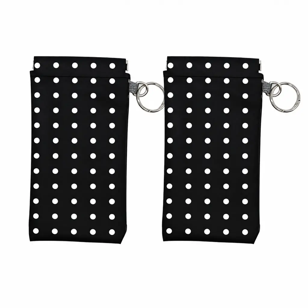 2pc【Polka Dot Black】