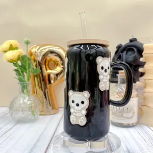 Black Gummy Bear Ceramic Tumbler Mug TikTok