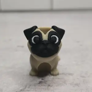 Straw Mates - Cute Articulating Pug Straw Topper For Tumblers Adorable Design & Playful Element Enhances Drinkware