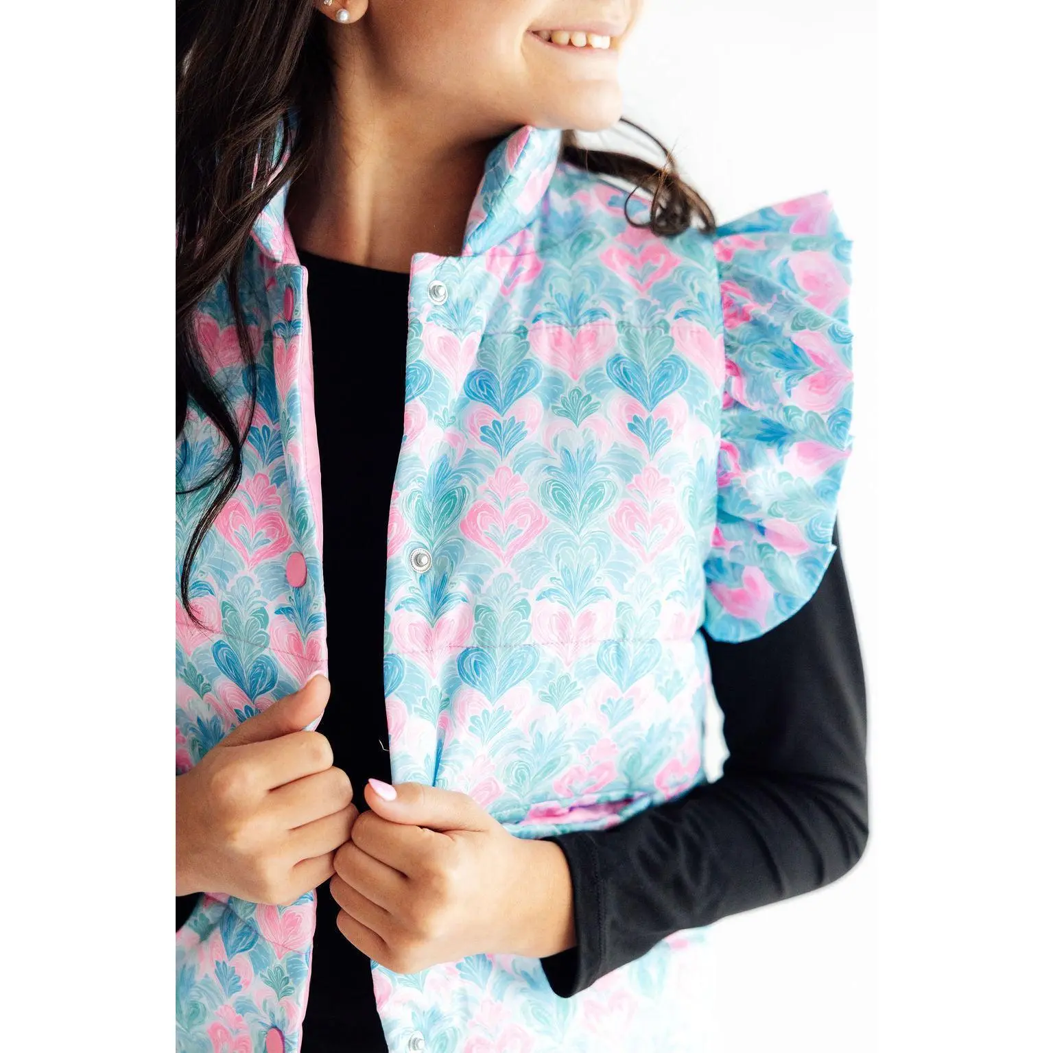 Happy Hearts Puffer Vest