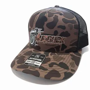 Richardson Camo Trucker Hats Original 112 Adjustable Mesh Back Cap for Men Women