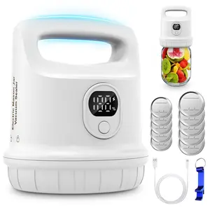 Mason Jar Vacuum Sealer for Wide and Regular Mouth Jars with Ergonomic Handle,Cordless Vacuum Sealing Machine Canning Tool