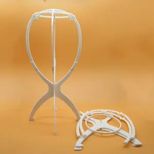 RECOYA White Wig Stand Folding