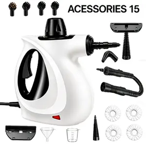 2026 DAUHOR Handheld Steam Cleaner with 15 replacement accessory,Multi-Surface Dream Natural Steam Cleaner,  Quick Heat-Up & Safe Steamer for Home, Cleaning Washing Machine, Air Conditioner, Kitchen,Car,Summerclean Appliances Tool Household