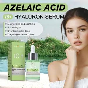 Azelaic Acid 10% + Hyaluronic Acid Serum 30ml - Soothes redness, balances oil production, brightens skin tone, specially designed for acne-prone skin.