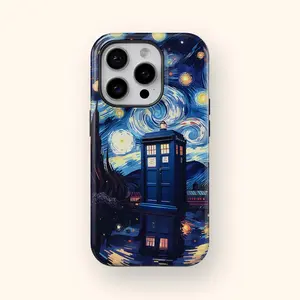Doctor Who TARDIS, Van Gogh Starry Night Inspired, Art iPhone Case