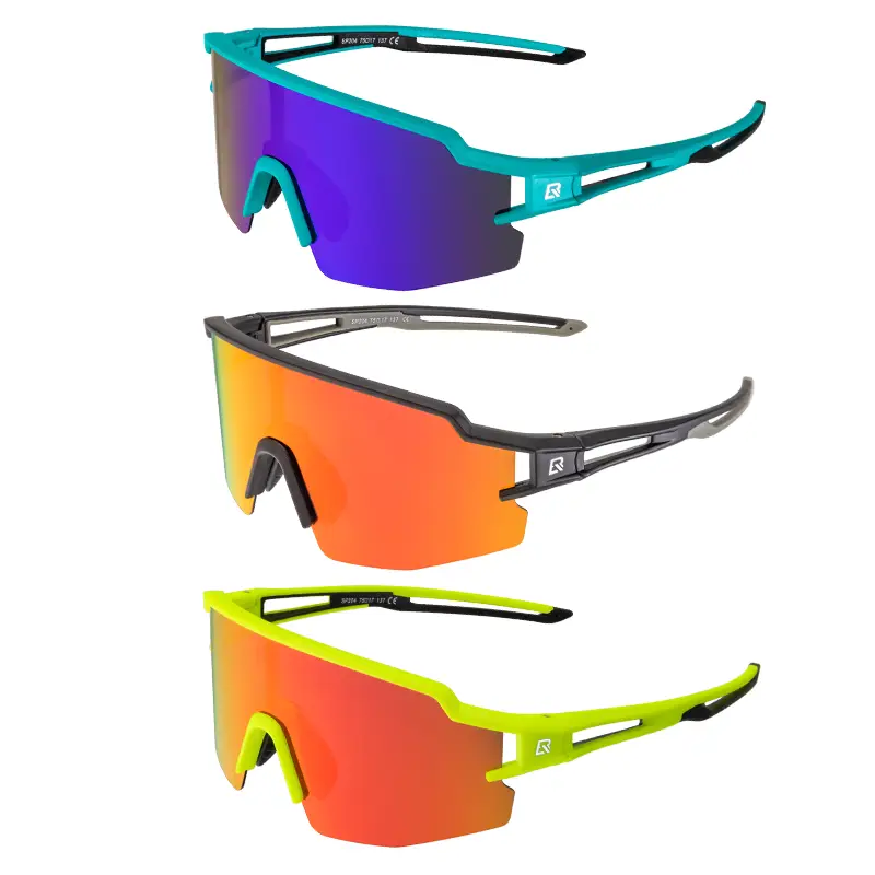 ROCKBROS Polarized Sunglasses UV400 Dazzle Photographic Lenses Outdoor Sports Sunglasses Rimless Windproof and Dustproof Glasses Cycling Fishing