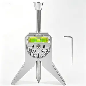 Upgraded Pipe Locator and Center Finder Tool for Accurate Measurement and Marking on Pipes 1/2" and Larger, Flange Alignment and Diameter Scribing Tool, Reusable Punch and Marker Kit for Plumbing and Metalworking