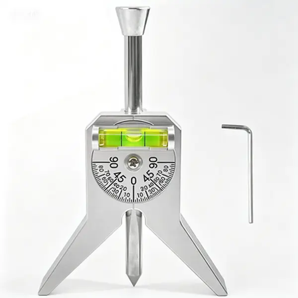 Upgraded Pipe Locator and Center Finder Tool for Accurate Measurement and Marking on Pipes 1/2" and Larger, Flange Alignment and Diameter Scribing Tool, Reusable Punch and Marker Kit for Plumbing and Metalworking
