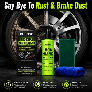 Fast Acting Brake Dust Iron Remover Automotive Rust Removal Spray  Restores Metal Surface Safe Formula for All Paint Wheel and Rim