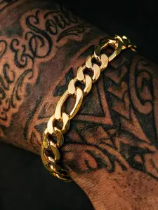 Figaro Chain Bracelet — Unisex. 18K Gold-Plated & 925 Silver-Plated Copper Jewelry. Available in 6mm, 8mm, 10mm, and 12mm widths. Ideal for daily wear, holidays, and gifting; perfect for parties. Suitable for both men and women.