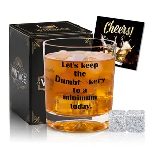 Funny Whiskey Gifts for Men, Funny Whiskey Glasses Bourbon Gifts for Men Women, Bourbon Glass, White Elephant Gifts for Adult Funny, Funny Alcohol Gifts Boss Gifts for Men, Coworker Christmas Gifts