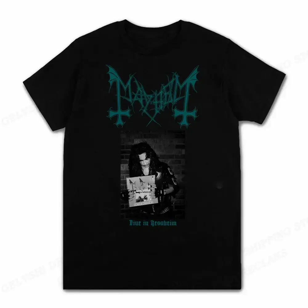 Mayhem Death Rock Camisetas Boy Graphic Tee, The Mayhem Ball Tour Album Music Unisex T-Shirt, Perfect for Music Fans