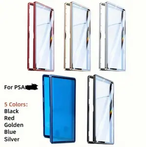 Magnetic Card Protector with Aluminum Alloy Frame (Different Colors)