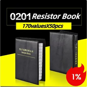 0201 Smd Surface Mount Resistor Sample Book Fr-07 1% Precision Ultra Small Samples Kit for Mobile Mainboard Repair