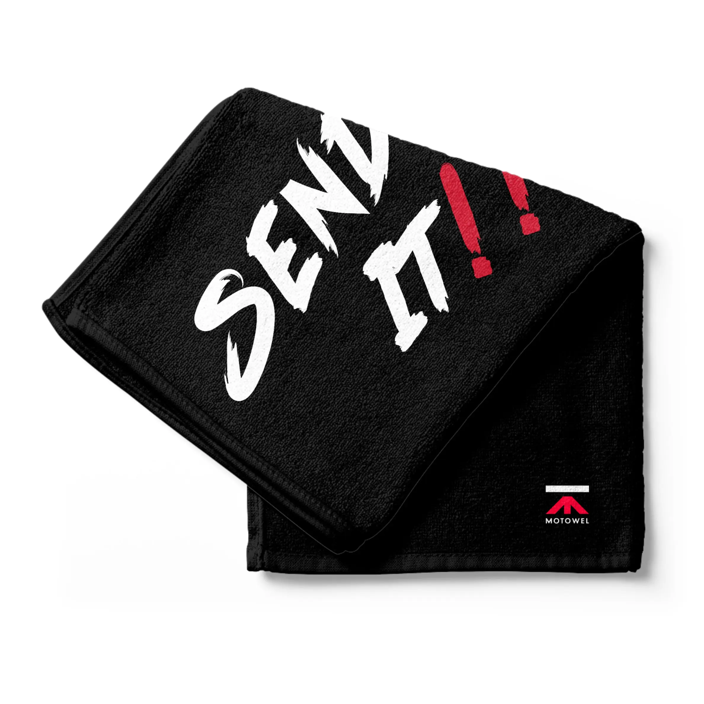 Motowel Send It Durable Full-Color Microfiber Towel for Pits Gear Bags Trackside Use Moto Life Essentials