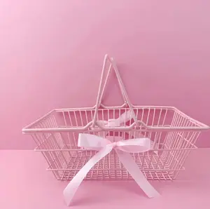 Pink Mini Shopping Basket Pink Mini Shopping Basket