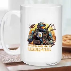 Mug Helldivers 2 Time for Nice Cup Of Liber-Tea