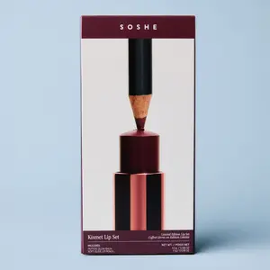 SOSHE Beauty The Kismet Lip Set - Soft Glide Lip Liner & Peptide Glow Balm
