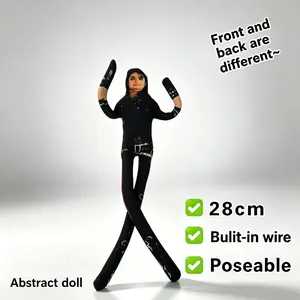 2026 Michael Jackson Plush Doll Cosplay Jointed Figure Anime Style Stuffed Toy Home Decor Collectible Gift Fan collection