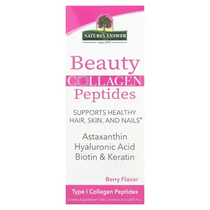 Nature's Answer Beauty Collagen Peptides, Berry, 8 oz (240 ml)