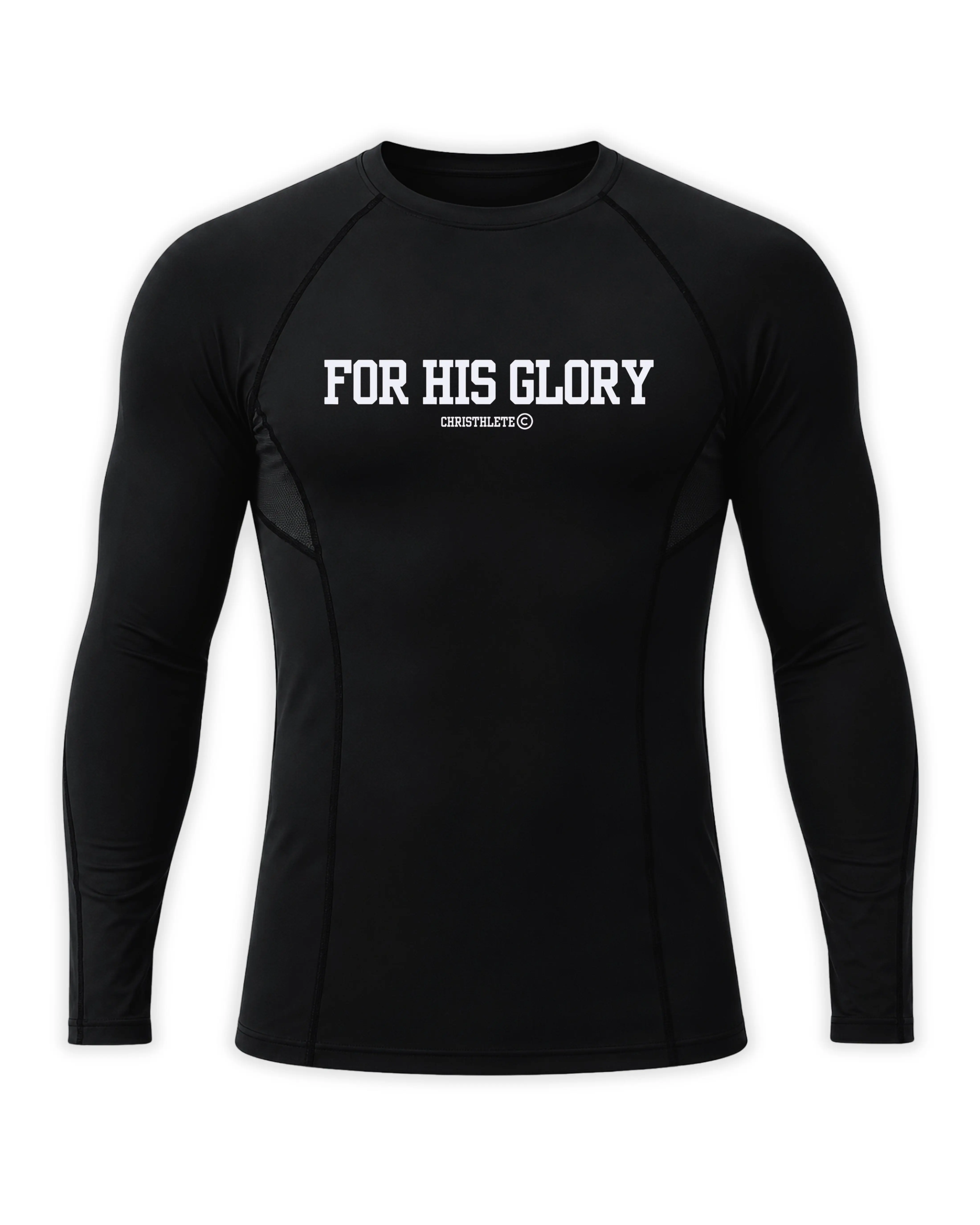 For His Glory Pro Compression Shirt Long-Sleeve