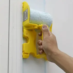 Paint Roller Brush, Multi-purpose Paint Roller Brush, Fine Bristles for Latex & Wallpaper, No Dead Angle Design, Ideal for Trimming & Color Separation