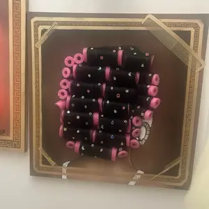 3D Hair Roller Painting
