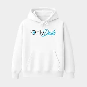 Only Dads Hoodie, Funny Fatherhood Logo Pullover, Playful Dad Humor Sweatshirt, Unisex Casual Streetwear Top, Trendy Graphic Hoodie Gift for Him
