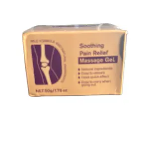 Soothing Pain Relief Gel Purple - 2Pcs Joint Relief Gel with Turmeric Extract for Knees Waist Neck Hands Feet Fitness Solution 50g Treatment