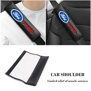 Car Seatbelt Shoulder Pad Interior Accessories, Compatible with Ford Models, Comfortable and Durable Car Parts, Essential Auto Accessory