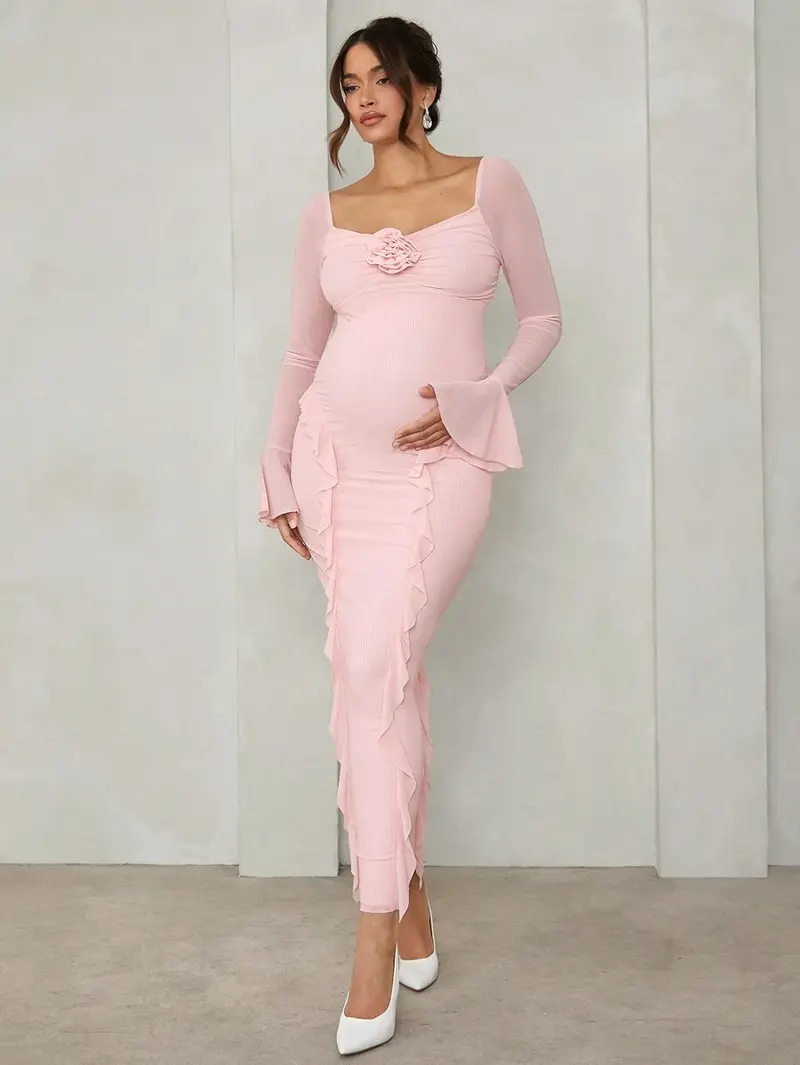 pink maternity baby shower dress - TikTok Shop pink maternity baby shower dress - TikTok Shop