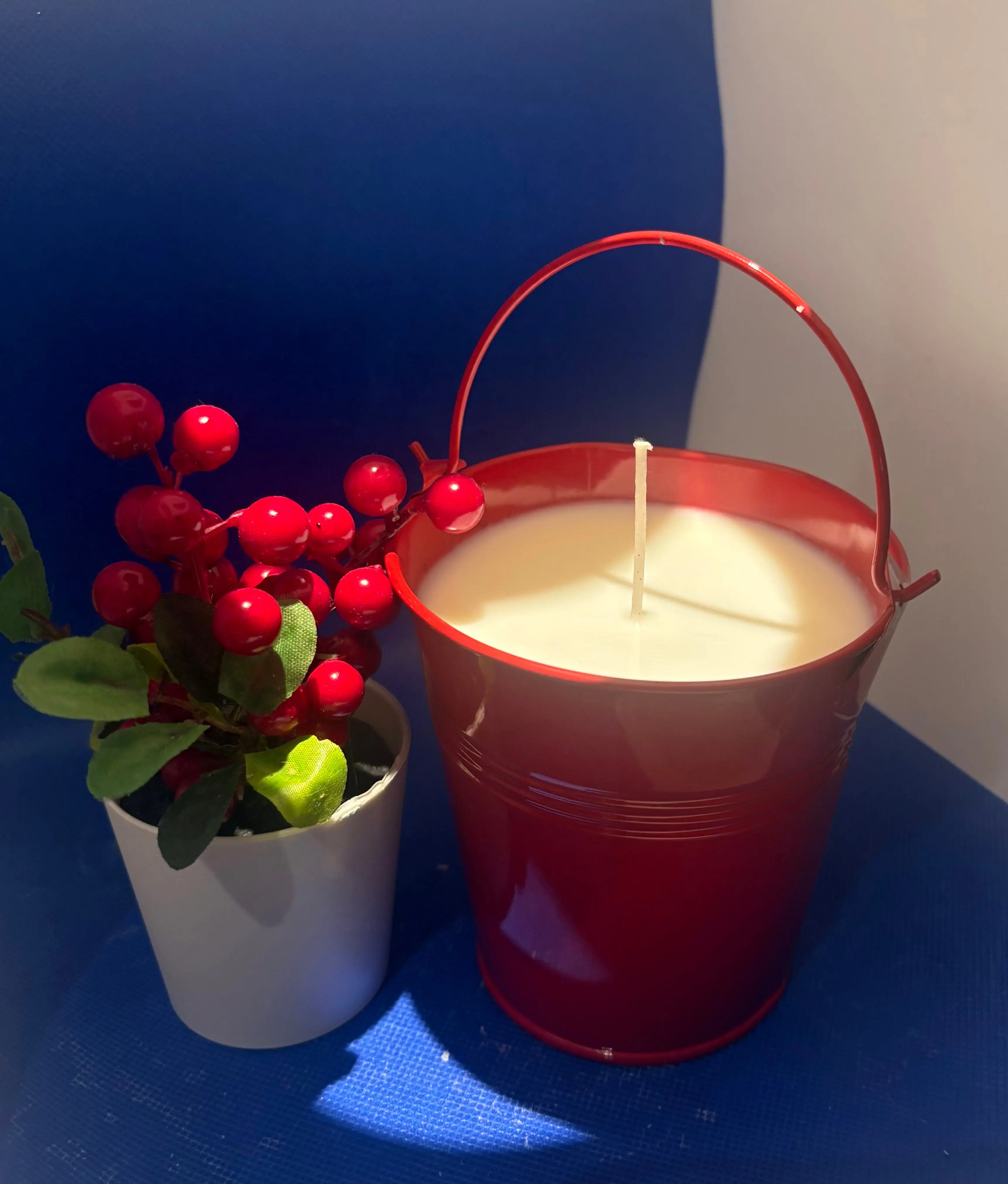 Yojawill Organic Small Bucket Anti-Bug Repellent Candle for Home Decor, Anti Bug Candles, Repellent Candles