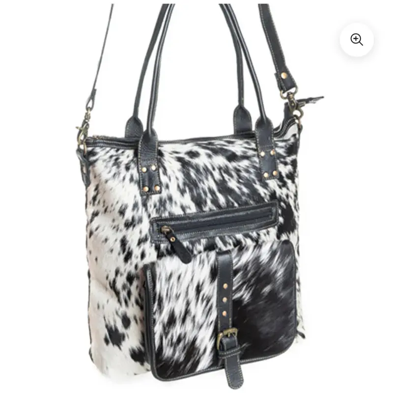 Mesa Maverick Tote Bag in Black and White
