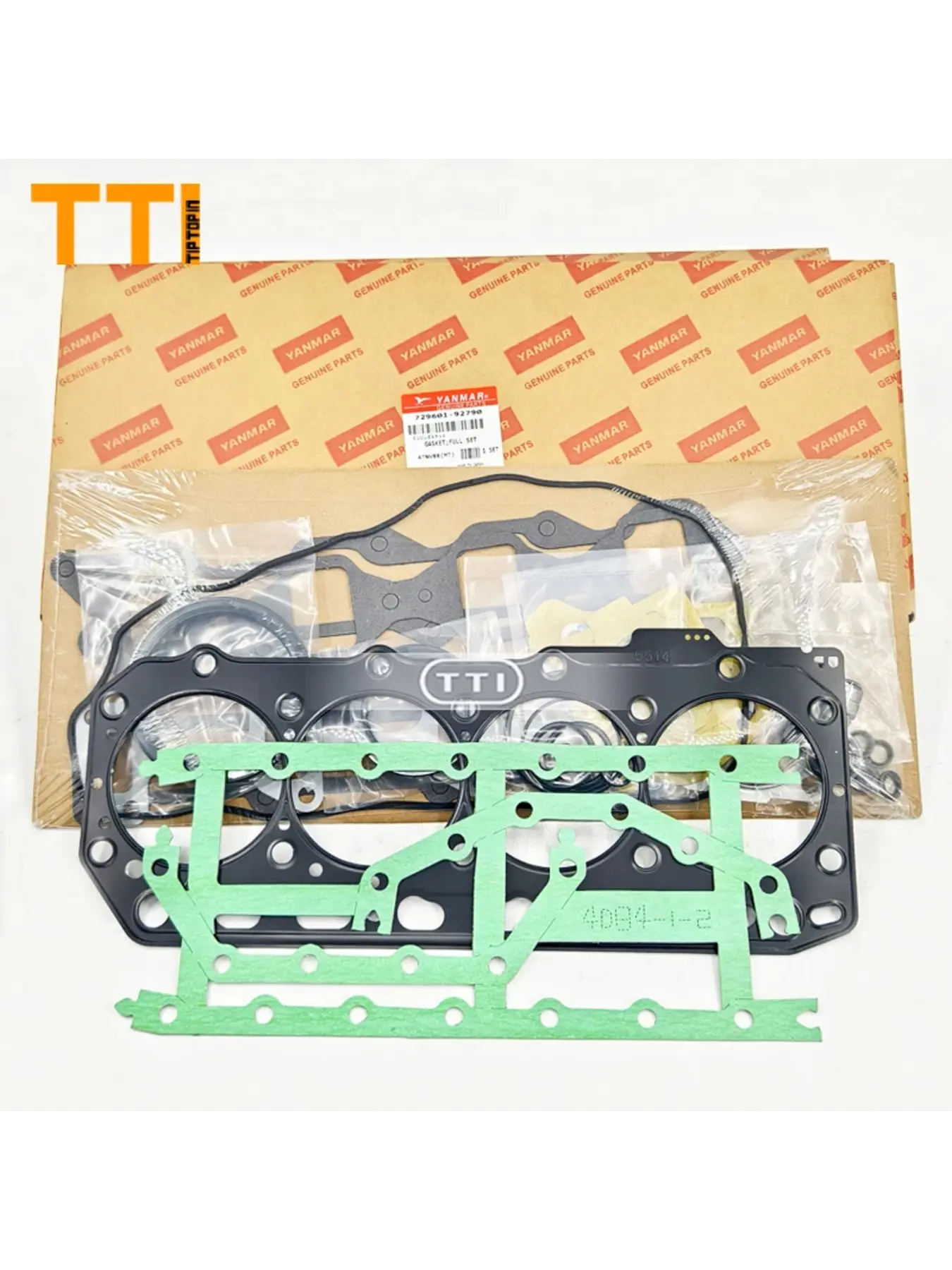 Yanmar Engine Full Gasket Kit 4TNV94 Cylinder Overhaul Repair Kit 4D84 4D88 4TNE94 Cylinder Head Gasket