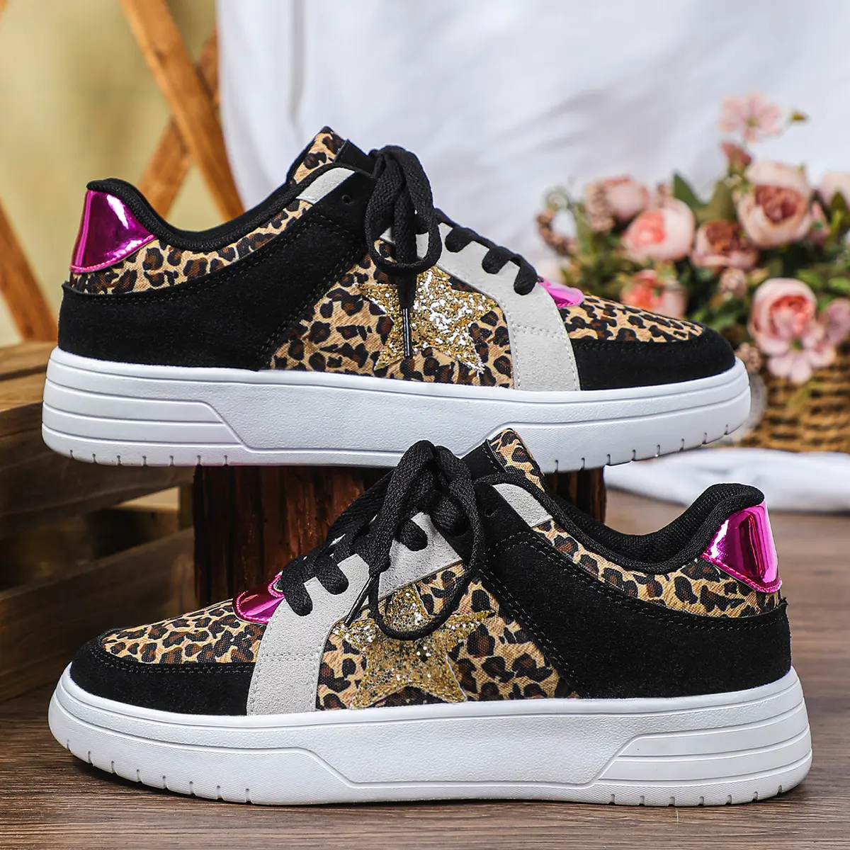 Black Panther Pattern on White Backgroun