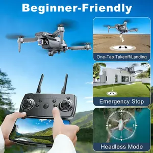 RC Drone with a display screen, aerial photography drone, four-axis flight vehicle that can perform stunt rolls, portable and foldable. It is a wonderful holiday gift for kids aged 8 to 10Christmas Halloween Thanksgiving gift TongLi