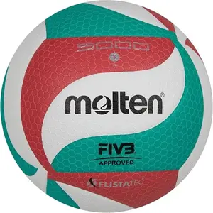 Soft Touch Indoor/Outdoor Volleyball – PU Microfiber Size 5 with Flight Stability Technology