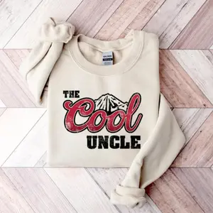The Cool Uncle Shirt, Gift for Him, Uncle Gift, Family Shirt, Matching Family Shirts, Cool Uncle, Funny Shirt 2025, Tshirt - Beige - Size L