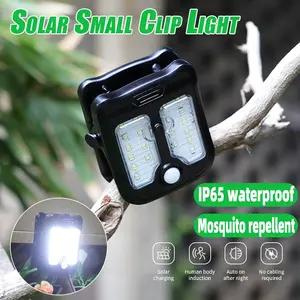 Solar Powered Motion Sensor Light, Portable Design Mini Night Lamp, Mosquito Repellent, Waterproof, 30 High Bright Leds, Ideal for Garden, Yard, Doorway, Led Lights