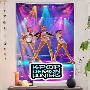 Cute Anime Wall Tapestry, Sweet and Adorable Style, Perfect for Living Room Bedroom Dormitory, High-Quality Home Decor, Wall Hanging Tapestry, Tapestry Wall Mural