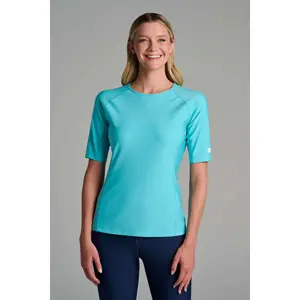 Women's Hightide Short Sleeve Swim Shirt | Blue Curacao