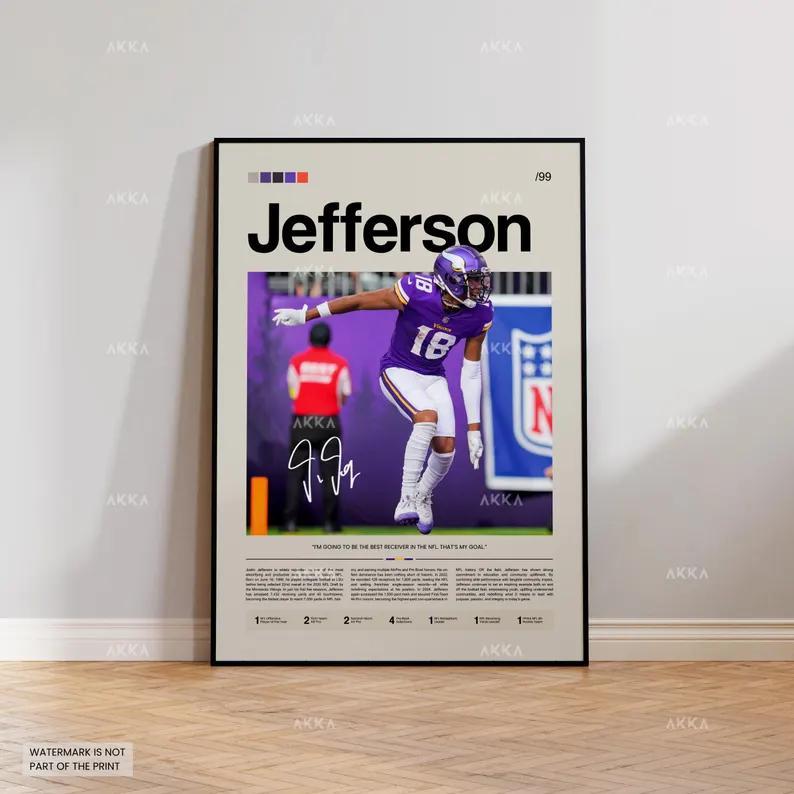 Justin Jefferson Poster