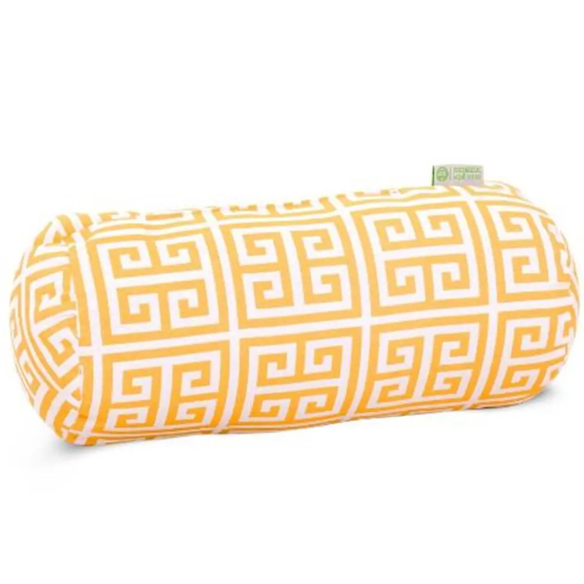 212 MAIN Majestic Home Citrus Print Woven Fabric Round Bolster Pillow - Bolster Cushion, Polyester Fill, Plush Finish, UV-Protected, Indoor-Outdoor Bedding Soft Furnishing