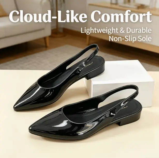 andals Women's Summer New Fashionable Versatile Net Infrared Wear Anti Slip Home Slope Heel Toe Shallow Mouth Single Shoe, Women Shoes