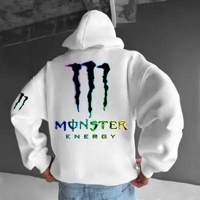 [Hoodie] Collection Multicolor Monster Energy Blue Claw Streetwear Racing Crossover Hoodie, Motocross Streetwear, Unisex Casual Pullover, Fullsize S-5XL, Gifts