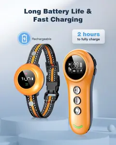 2-in-1 Dog Shock Collar & Dog Bark Collar - Smart Anti Barking Dog Training Coll