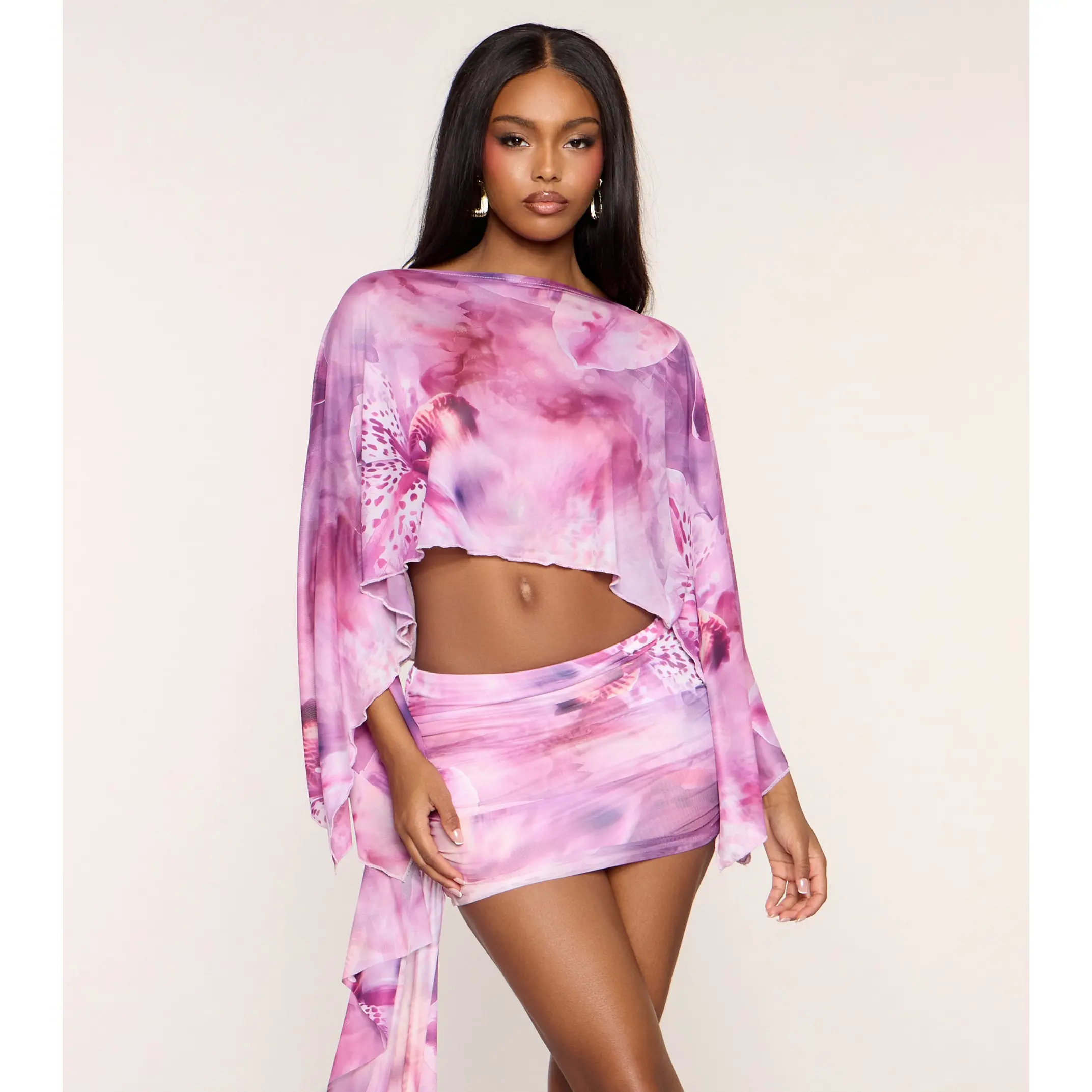 Dreamy Daze Butterfly Poncho Top Dreamy Daze Butterfly Poncho Top