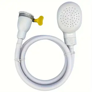 Portable Shower Head Set, Ideal for Kitchen, Bathroom, Dorm, and Rental Homes, Easy Installation, Quick Setup, Includes Clip