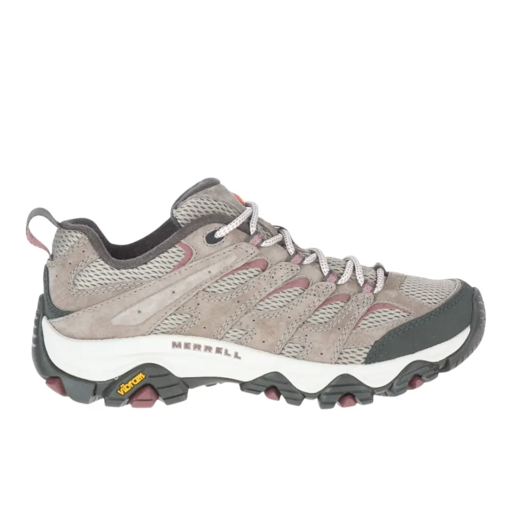 Merrell Womens Moab 3 Hiking Hiking Sneakers Shoes - Beige Merrell Womens Moab 3 Hiking Hiking Sneakers Shoes - Beige